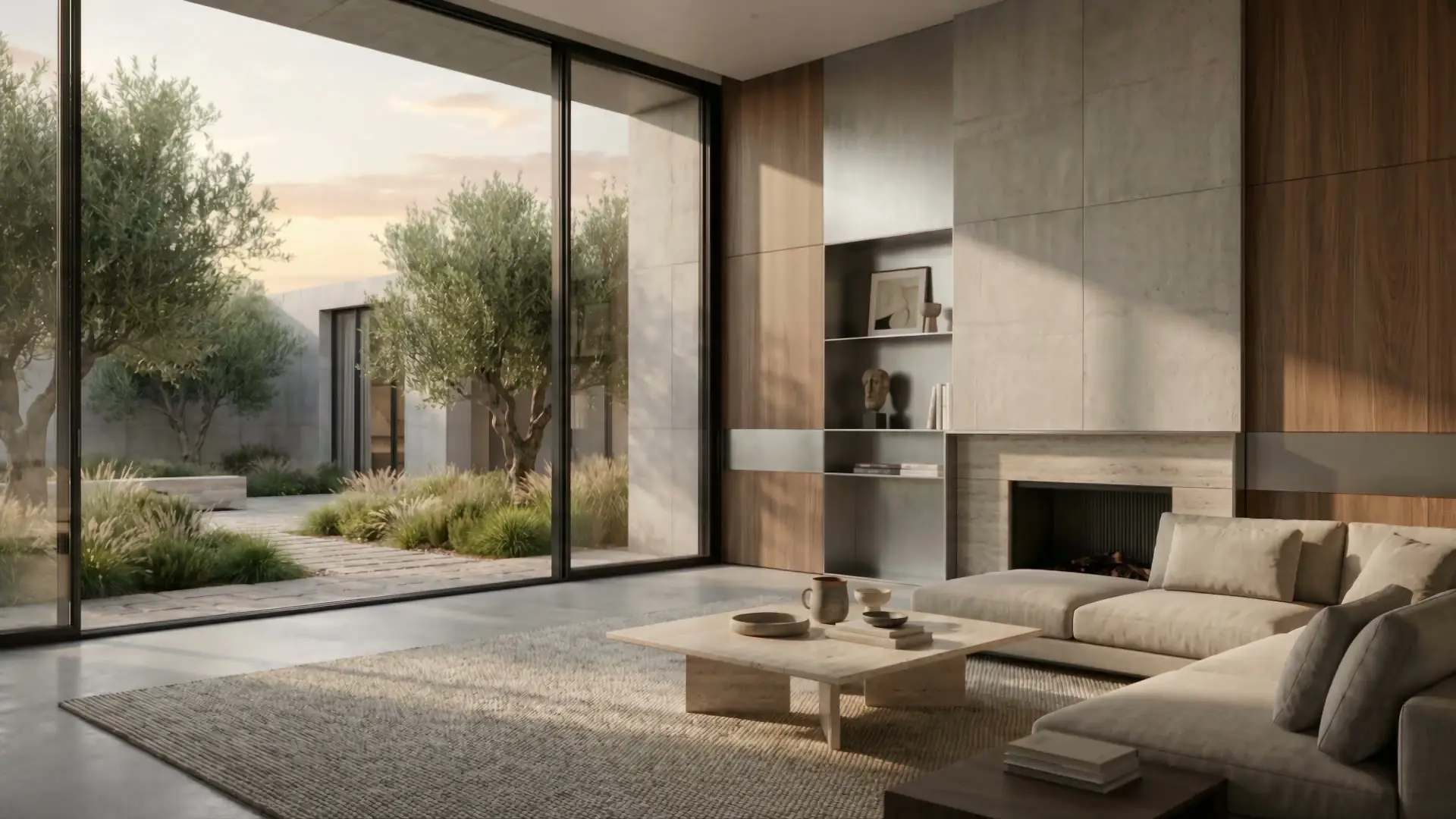 WINDOX premium aluminium windows overlooking a modern home